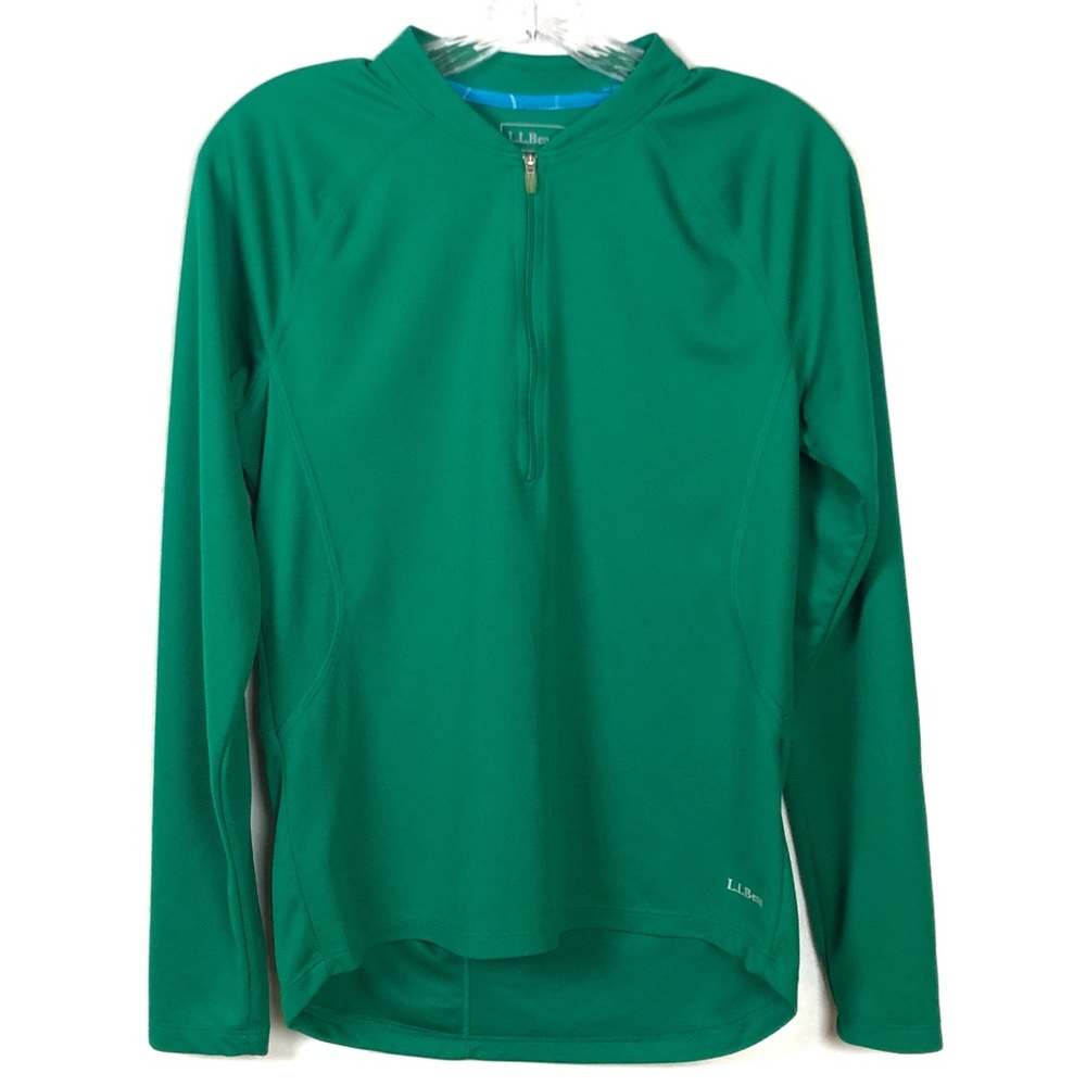 L.L. Bean Green Active Wear Long Sleeve